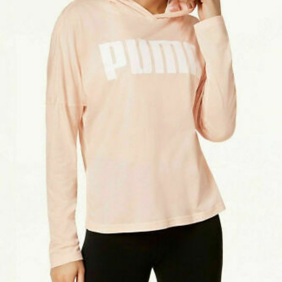 Pink Puma Hooded Urban Tee - Picture 1 of 7